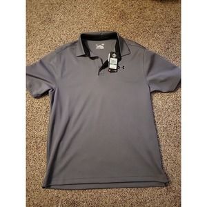 Under armour Mens Heatgear Polo - Grey, Size L